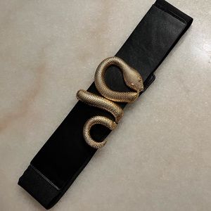 Zara OS Gold Snake Belt